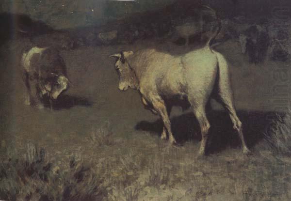 Moaning of the Bulls (mk43), Frederic Remington